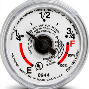 Manchester Metal Gas Tank Direct Reading Dial-0