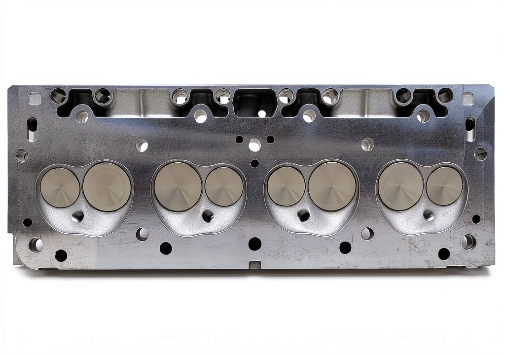 Edelbrock 60119 cylinder head installed on a performance engine