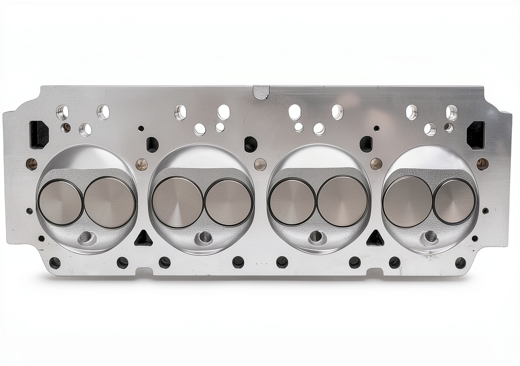 Edelbrock 60189 cylinder head installed in a performance engine
