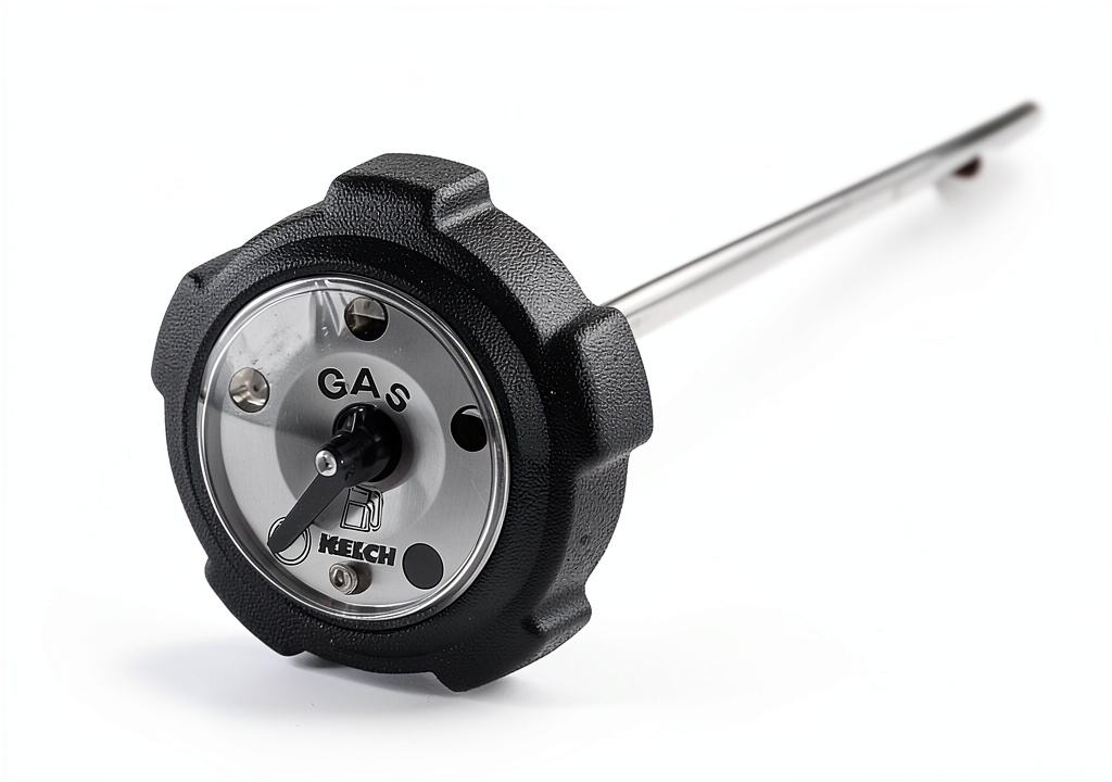 EPI Gas Cap installed on a snowmobile fuel tank