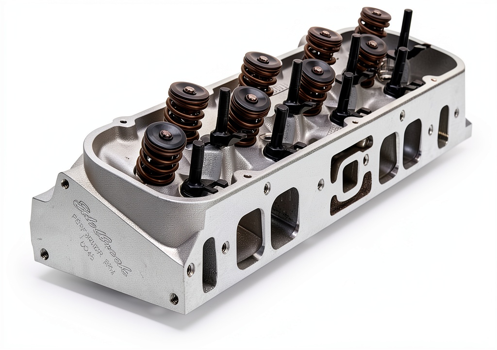 Edelbrock 60455 Hydraulic Roller Cylinder Head close-up