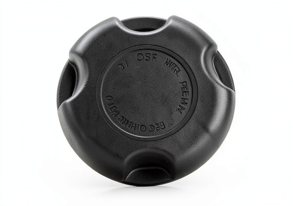 M MATI Black Plastic Fuel Cap for Polaris UTV Rear Fit 5439075 5433687-4