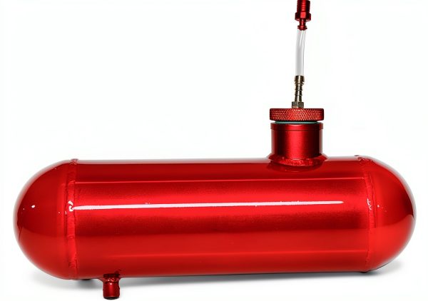 JMCHstore Aluminum Gas Tank Mini Bike Side Port-5
