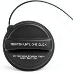 ROVIKE Gas Cap Black ABS for Chevy Silverado-0