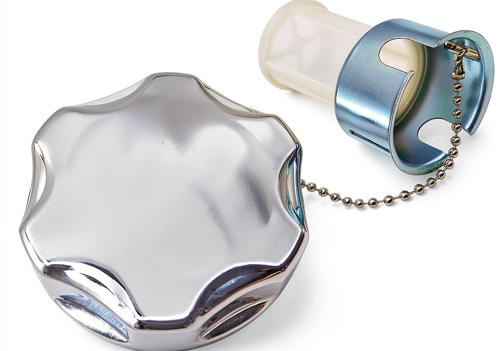YGQ Silvery Metal Fuel Tank Cap on an ATV