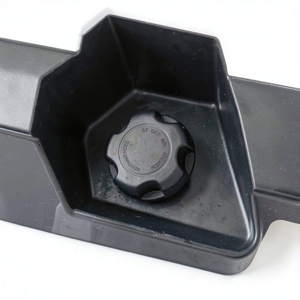 M MATI Black Plastic Fuel Cap for Polaris UTV Rear Fit 5439075 5433687-2
