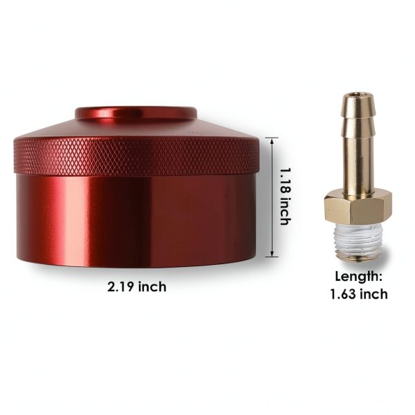 Yoursme Red Aluminum Gas Cap for Generators-2