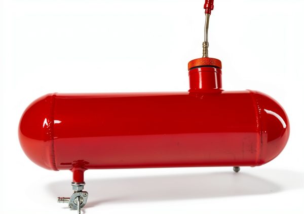 JMCHstore Aluminum Gas Tank Mini Bike Side Port-3