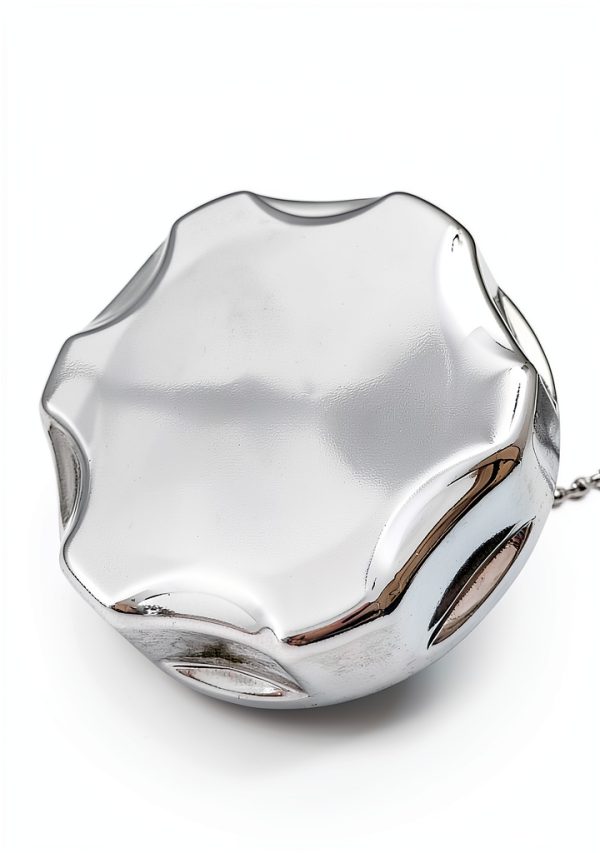 YGQ Silvery Metal Fuel Tank Cap for ATV Dirt Bike-4