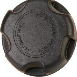 M MATI Black Plastic Fuel Cap for Polaris UTV Rear Fit 5439075 5433687-0
