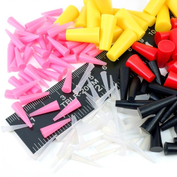 Powder Coating Plugs 175 Piece Temp Silicone Rubber Stoppers 600°F-1
