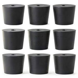 Rubber Stoppers 9 Pack Model 6 Black Lab Plug 33x25x28mm - Enjoyist-0