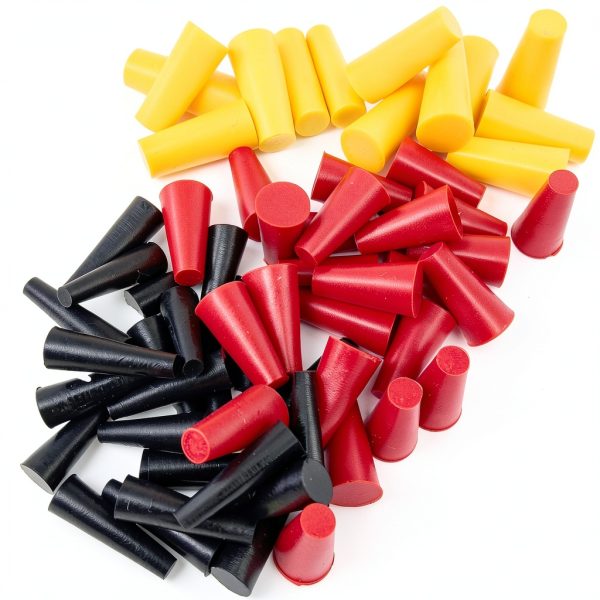 Powder Coating Plugs 175 Piece Temp Silicone Rubber Stoppers 600°F-2