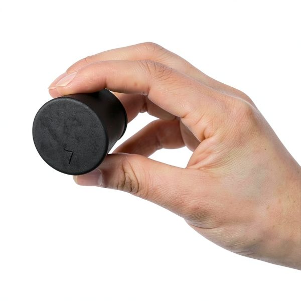 Rubber Stoppers 5-Pack Enjoyist Lab Size #7 37mm x 28mm x 30mm Black-2
