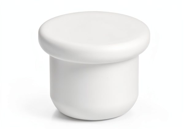 MECCANIXITY Silicone Rubber Solid Plug Soft Flexible Stoppers for 12-12.5mm Hole White 24 Pieces-3