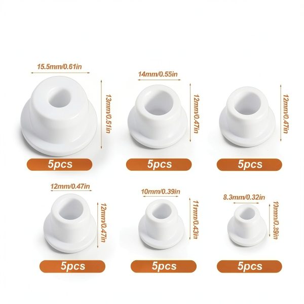 Salt and Pepper Stoppers Silicone 30pcs Vin Beauty 8-15.5mm Reusable-1