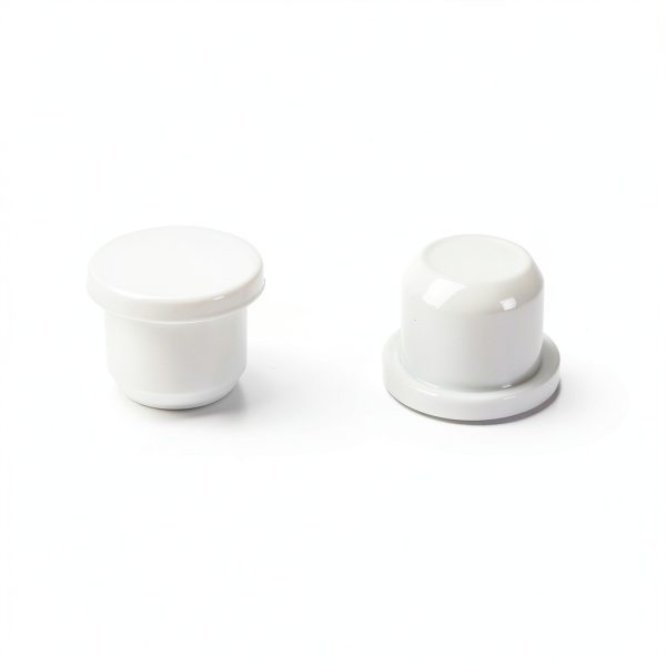 MECCANIXITY Silicone Rubber Solid Plug Soft Flexible Stoppers for 12-12.5mm Hole White 24 Pieces-1