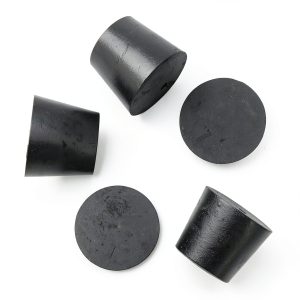 Rubber Stoppers 5-Pack Enjoyist Lab Size #7 37mm x 28mm x 30mm Black-0