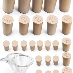 29PCS Rubber Stopper for Salt and Pepper Shakers, Ceramics Piggy Bank 3 Sizes Replacement Round Rubber Stoppers, Rubber Hole Plug, Rubber Insert Salt Pepper Shaker Jars Jugs Crafts Holes-0