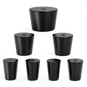 Rubber Stoppers 27 Pack Enjoyist Lab Tapered Solid Rubber Stoppers-0