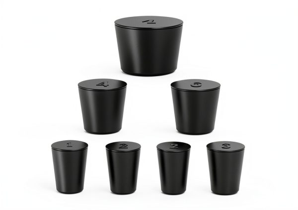 Rubber Stoppers 27 Pack Enjoyist Lab Tapered Solid Rubber Stoppers-0