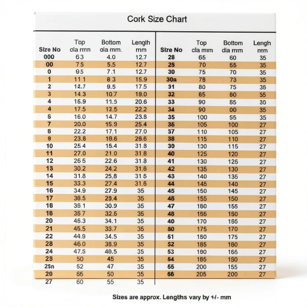 Cork Stoppers Size 11 XXX Quality Karter Scientific Lab Cork Pack of-1