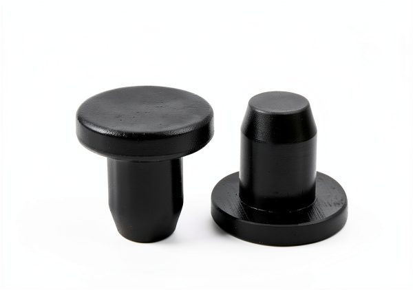 Rubber Stopper uxcell 32pcs Black Silicone Lab Stoppers 5.3mm Plug-1