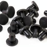 Rubber Stopper uxcell 32pcs Black Silicone Lab Stoppers 5.3mm Plug-0