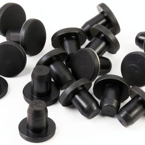 Rubber Stopper uxcell 32pcs Black Silicone Lab Stoppers 5.3mm Plug-0