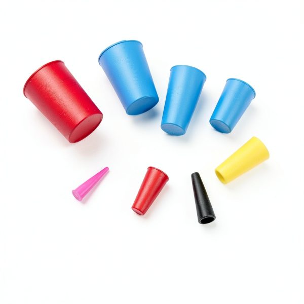 250Pcs Rubber Plugs Kit 8 Sized Tapered Rubber Stoppers Plugs for Holes Assorted Sizes, 1/32" to 1" High Temp Silicone Stoppers for Coating, Hole, Painting Protection, Sealing Holes-3