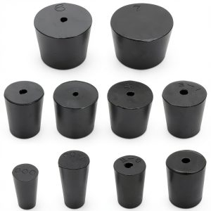 Rubber Stoppers Kyuionty 22 Pack Lab Plug - Black Assorted Sizes-0