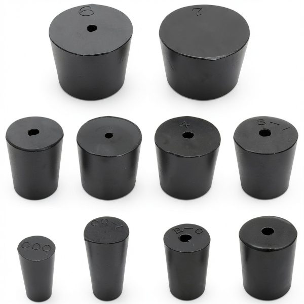 Rubber Stoppers Kyuionty 22 Pack Lab Plug - Black Assorted Sizes-0