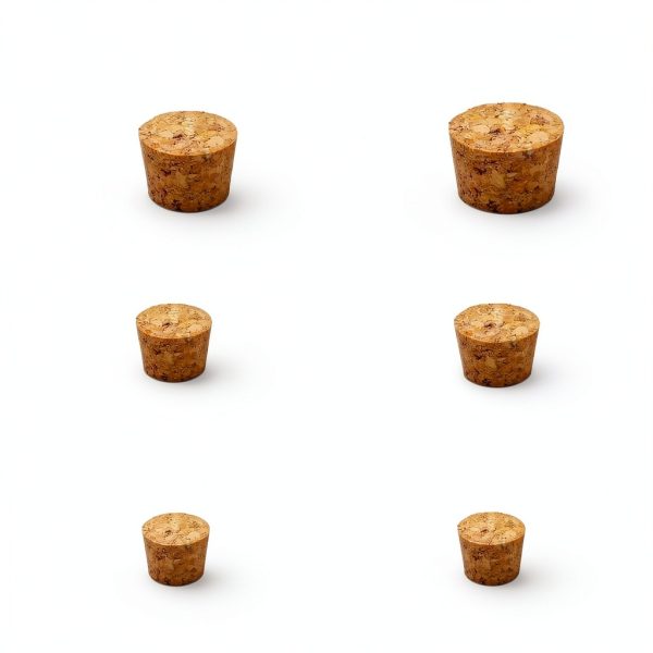 Natural Cork Stoppers 30Pcs Clofiak Lab Corks Assorted Sizes Airtight-1