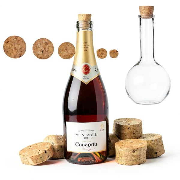 Natural Cork Stoppers 30Pcs Clofiak Lab Corks Assorted Sizes Airtight-2