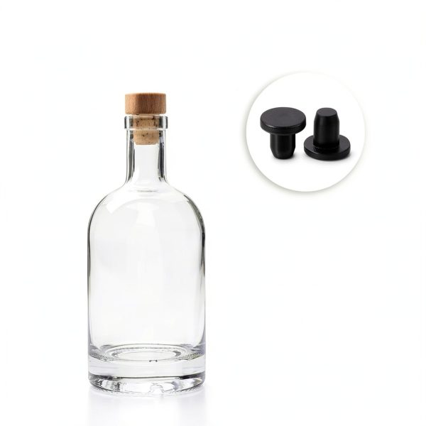 Rubber Stopper uxcell 32pcs Black Silicone Lab Stoppers 5.3mm Plug-4